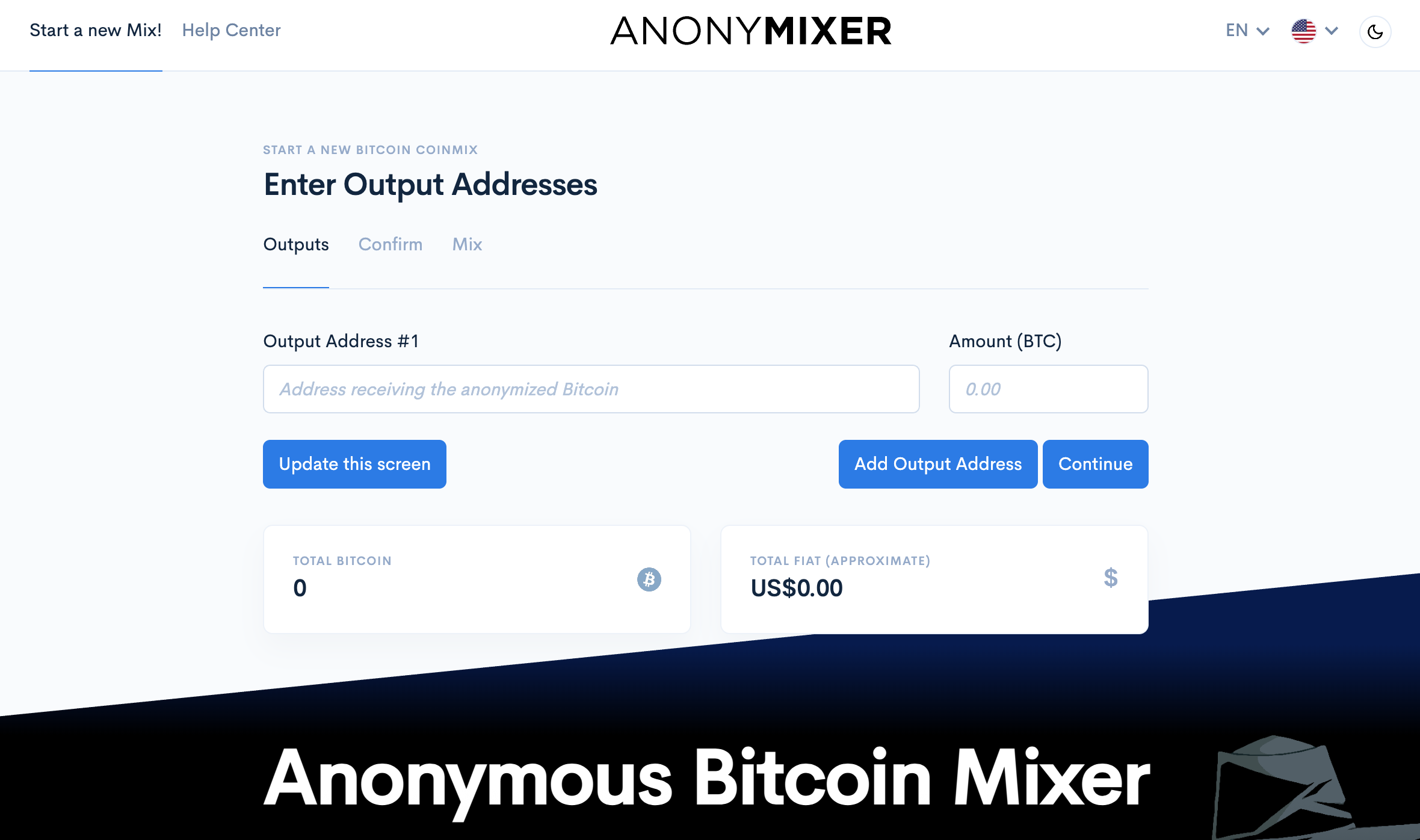 Anonymixer Bitcoin Mixer