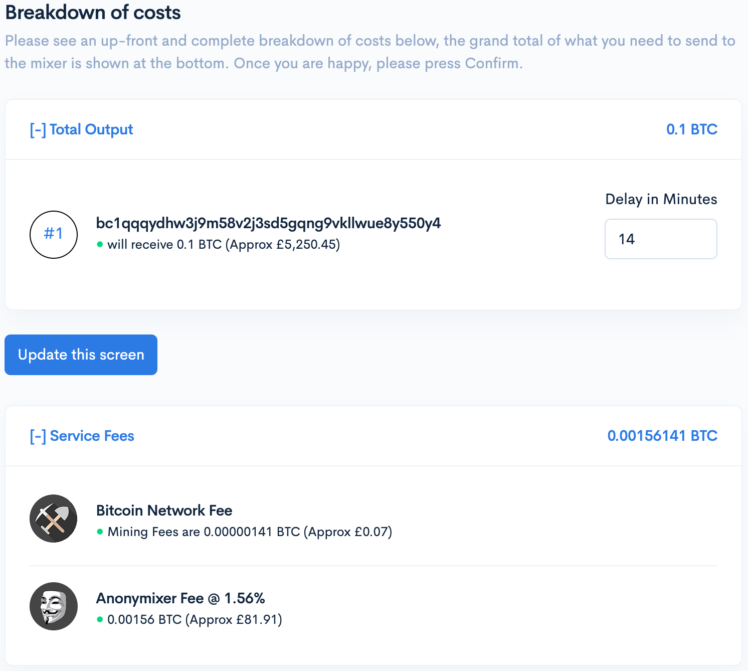 Anonymixer Screenshot 2